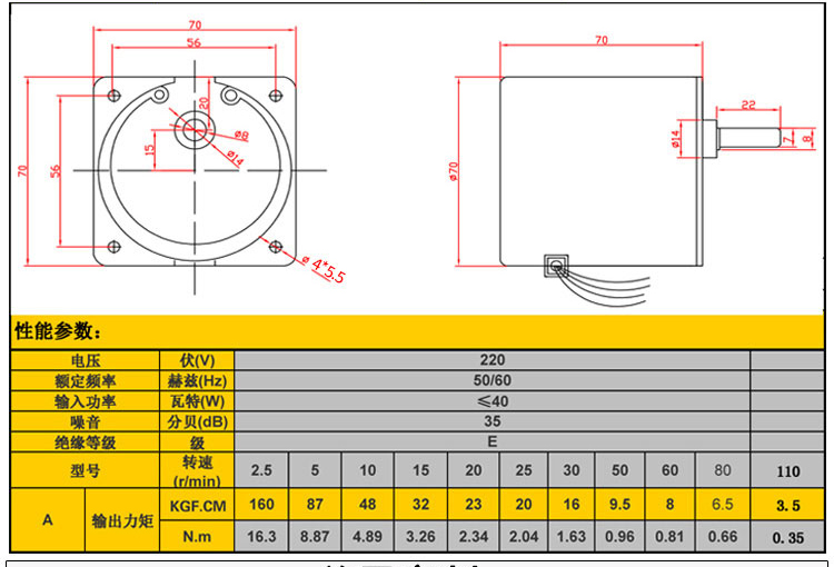 70KTYZ 220v 110V 40w 5rpm 10rpm 20rpm 50rpm 80rpm 100rpm AC synchronous motor for Incubator Egg Turning