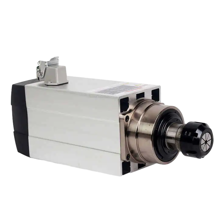 electric motor for spindle machine 18000 rpm 400HZ 2300HZ ER25 220v 380V hqd spindle motor air cooli