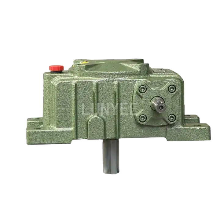 Single reduction 1-60 ratio wpa wps wpx wpo series Cast Iron worm gear box wp series steel shaft bra