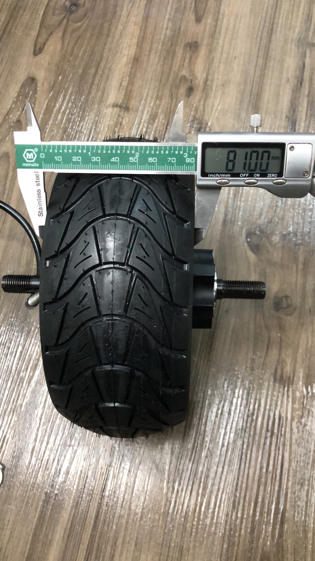 8 inch 1000w fast speed 60kmh hub motor wheel for standing scooter with wide tire