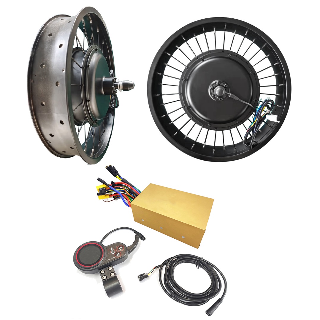 20Inch Geared Motorcycle Scooter Car Wheel Stator Electric Bike 60v/72v 2000W/3000W/5000W High Speed Electric Hub Motor