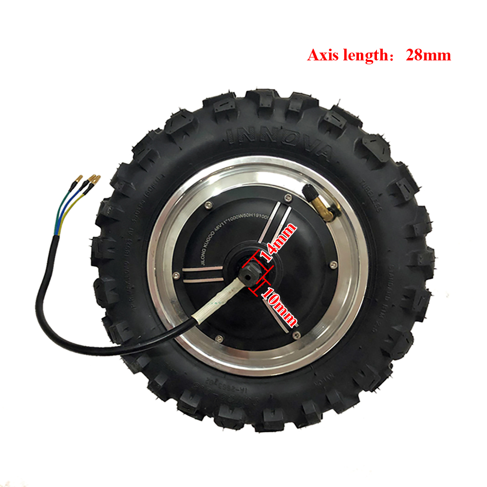 11 inch 48v 1000w 1500w whosale Brushless Gearless Hub Motor for Electric Skateboard Scoter