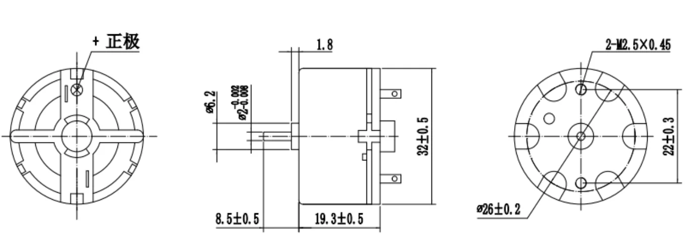 HIGH ROTATE SPEED 5V BRUSHED DC MOTOR CARBON BRUSH FOR DC 500 MOTOR