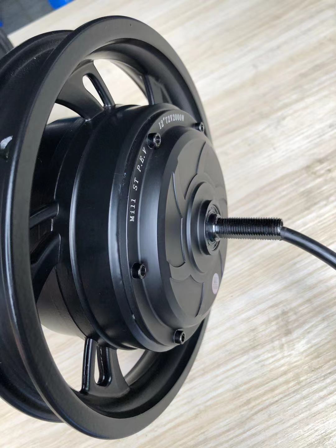 12 Inch 72v 120km/h Fast Speed Hub Motor With Bluetooth Controller E-bike scooter DC Hub Motor Disc Brake