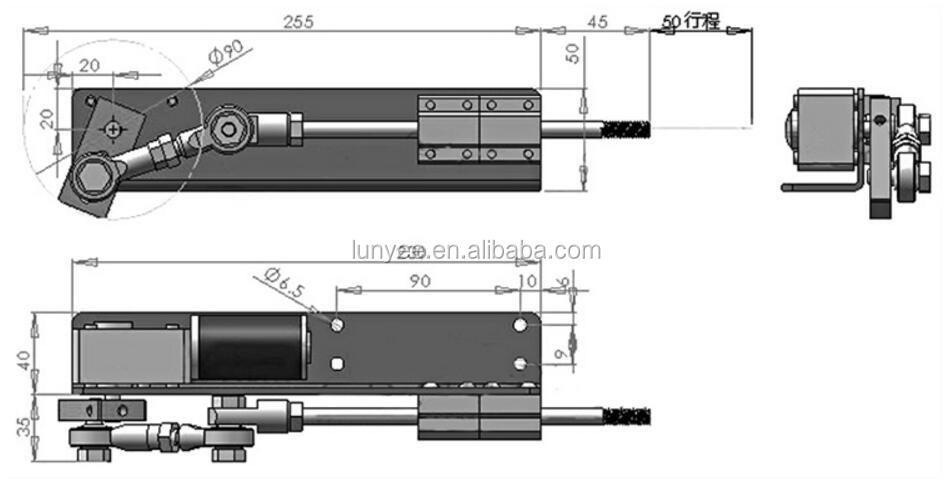 diy custom automatic reciprocating DC24V 70mm linear motor