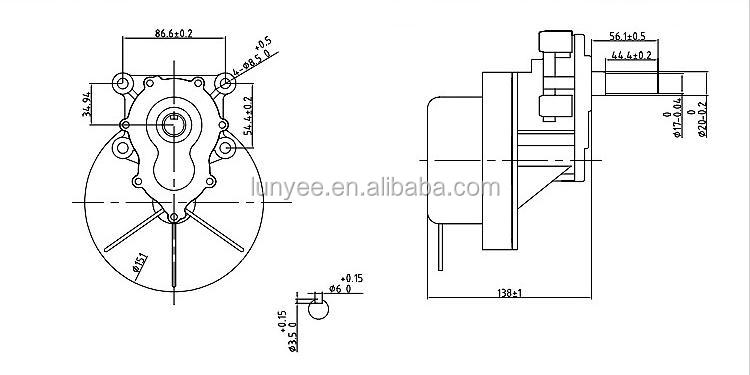 24V DC Motor and Wheel Chair Controller for electric wheelchair