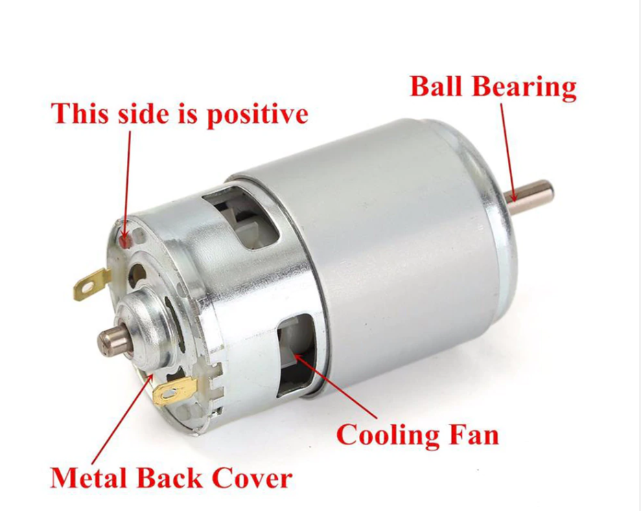 775 DC Motor Electric Motor 24V 20000RPM Motor for CNC Engraving Machine