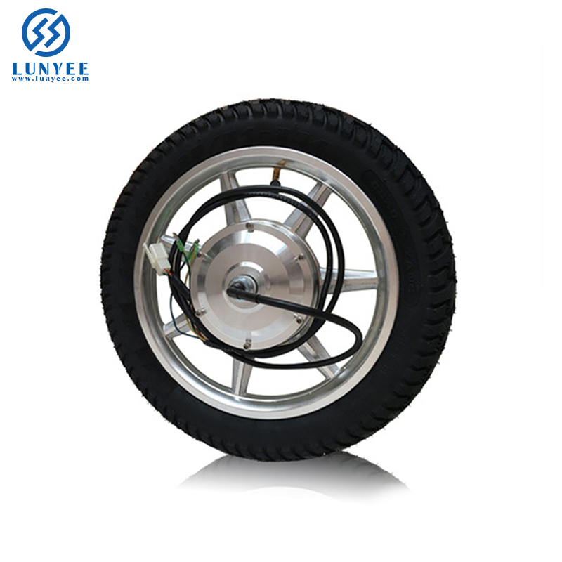 14Inch E-scooter High Torque Brushless Hub Motor with Tire 350w for golf cart wheelchair