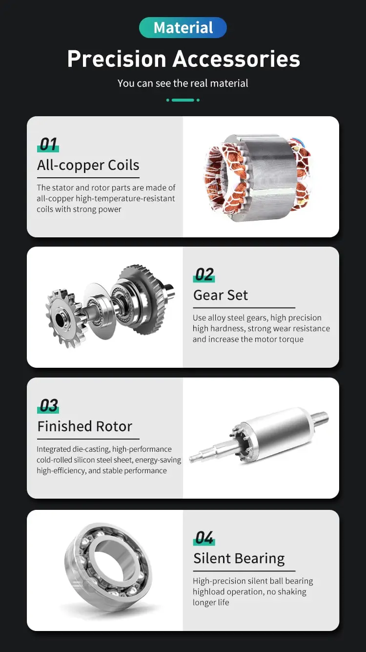 100W 220V Three-Phases Small AC Gear Motor