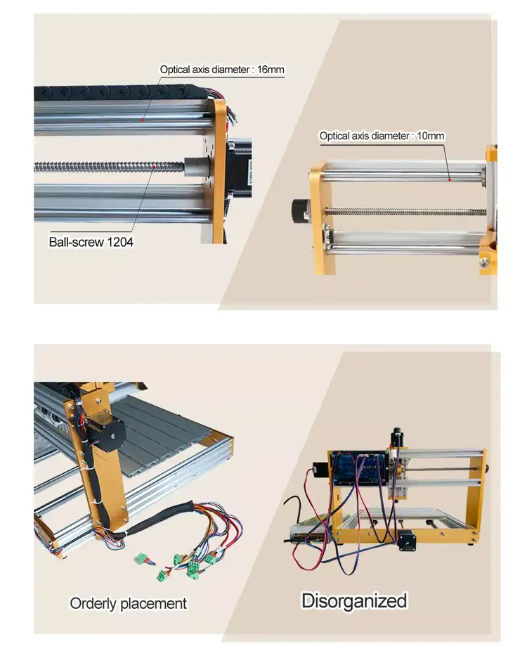 CNC 3040 Router 500W Spindle Engraver with 40W Laser