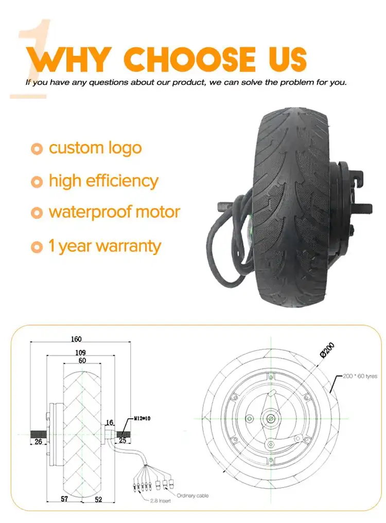 17inch 3000w 72v motorcycle electric motor hub motor conversion kit for electric scooter