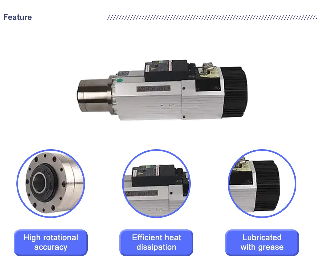 9-10KW 220-380V ATC Milling Spindle Motor